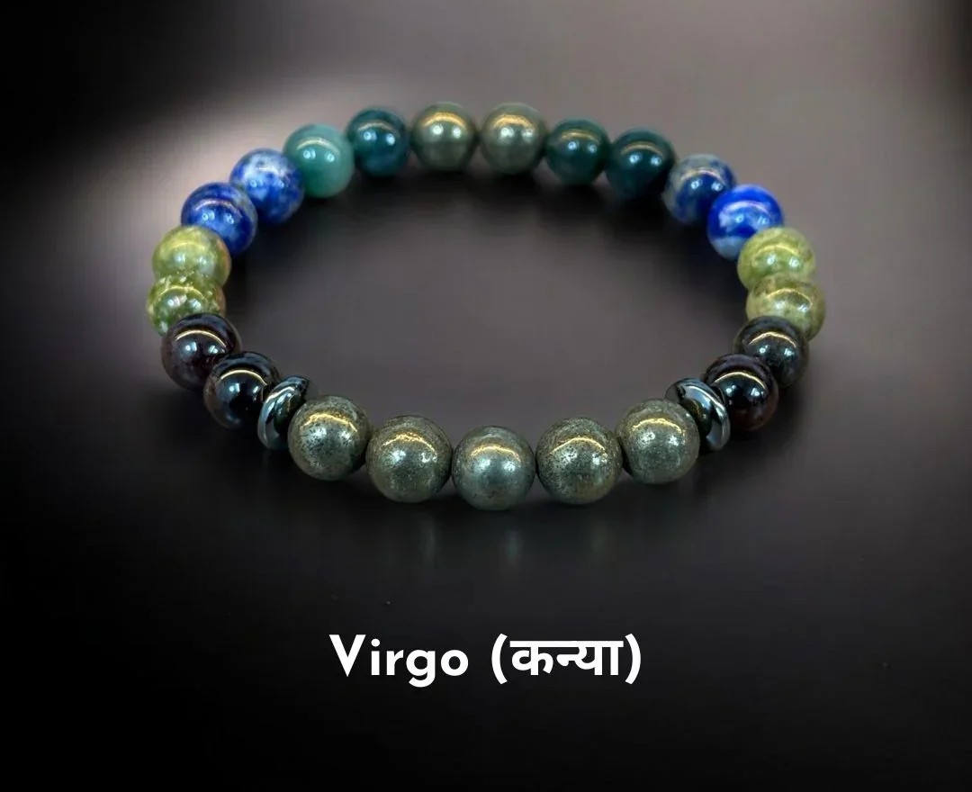 The Virgo Zodiac Bracelet(कन्या राशि): Your Stone for Clarity, Grounding & Practical Healing - Spiritual Wellness Blog | Aura Mystic Rituals