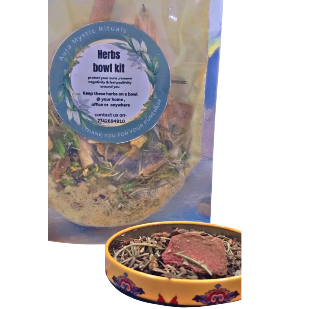 Aura Protection Herbs Bowl Kit–Aura Mystic Rituals