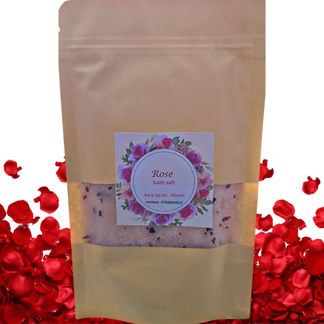Rose Bath Salt–Aura Mystic Rituals